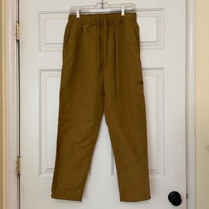 The North Face Men's Brown Elastic Waist Outdoor Hiking Adventure Pants Medium M